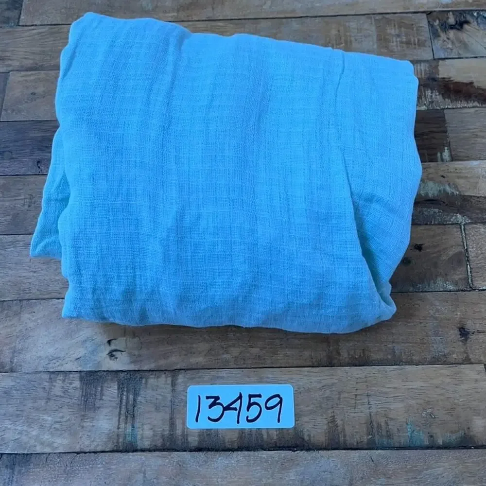 Set of two Newton Organic Cotton Fitted Crib Sheet Mint Green Ultra Breathable